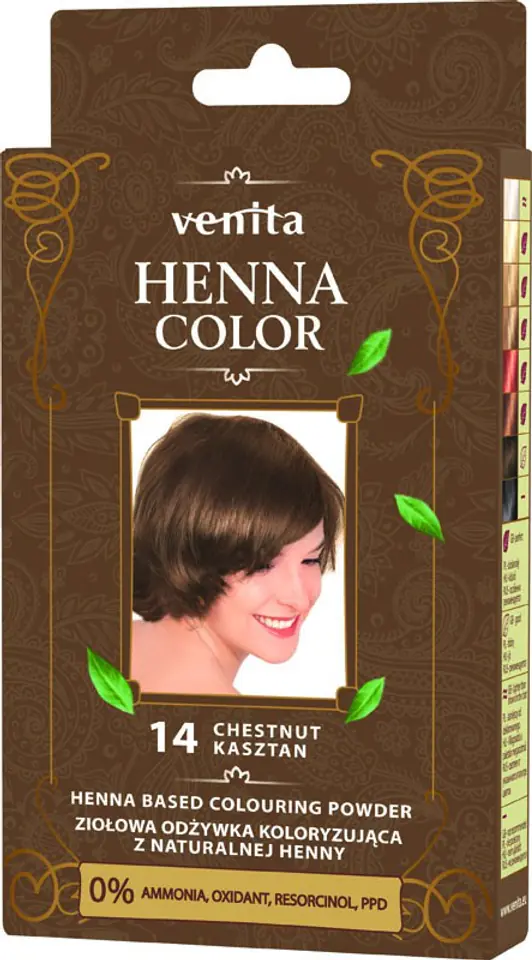 ⁨VENITA HENNA 14 KASZTAN SASZ 25G⁩ w sklepie Wasserman.eu