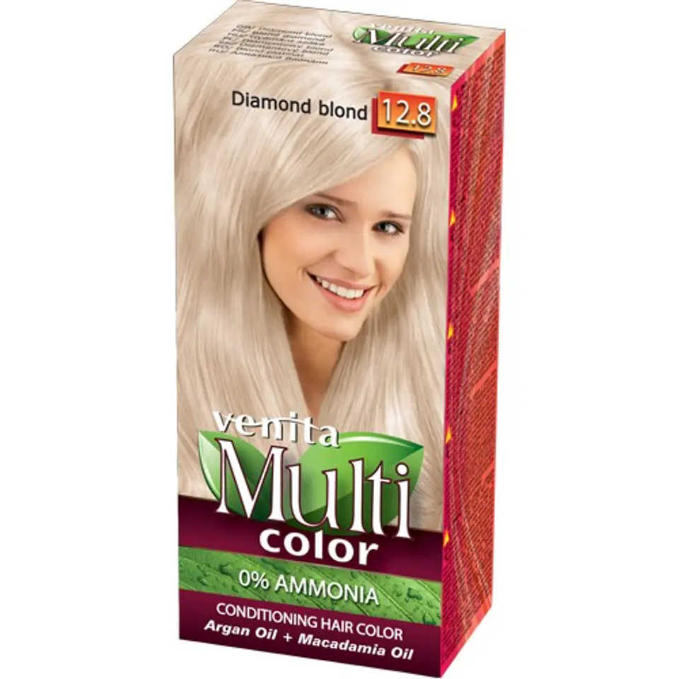 ⁨VENITA Farba do włosów bez amoniaku Multi Color - 12.8 Diamond Blond 1op.⁩ w sklepie Wasserman.eu