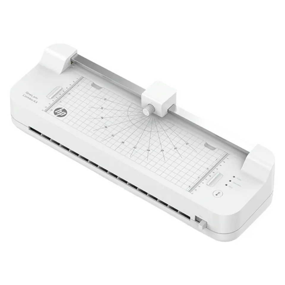 ⁨HP ONELAM COMBO A3 laminator, integrated trimmer, laminating speed 40 cm/min, white⁩ at Wasserman.eu