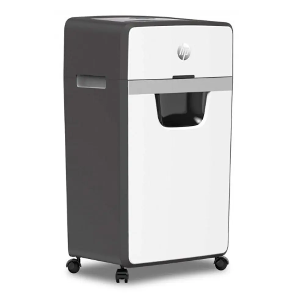 ⁨HP ONESHRED 24CC shredder, cut-offs, P-4, 24 cards, 30l, light grey⁩ at Wasserman.eu