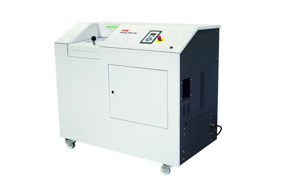 ⁨HSM StoreEx HDS 230 20x40 media shredder⁩ at Wasserman.eu