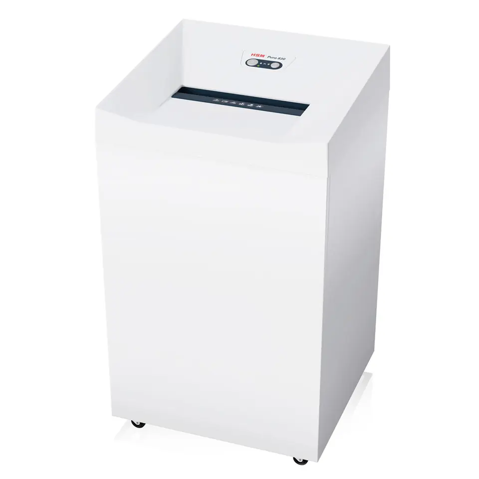 ⁨HSM Pure 830 shredder, 150 l, 4,5x30 mm⁩ at Wasserman.eu