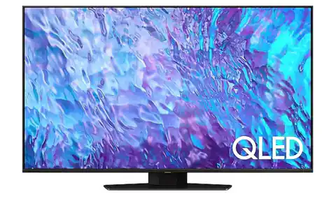 ⁨Telewizor 55" Samsung QLED QE55Q80C (4K QHDR DVB-T2/HEVC Smart)⁩ w sklepie Wasserman.eu