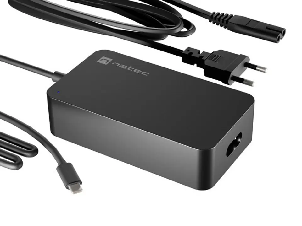 ⁨NATEC ZASILACZ ŁADOWARKA GRAYLING USB-C 45W DO LAPTOPÓW, TABLETÓW, TELEFONÓW NZU-2033⁩ w sklepie Wasserman.eu