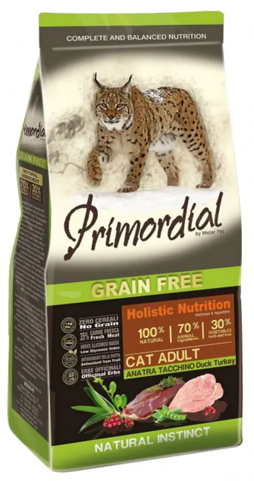 Primordial Cat Grain Free Adult Duck & Turkey 6kg w sklepie Wasserman.eu