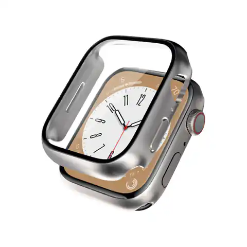 ⁨Crong Hybrid Watch Case - Etui ze szkłem Apple Watch 40mm (Starlight)⁩ w sklepie Wasserman.eu