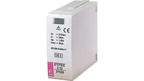 ⁨Moduł wymienny ogranicznika przepięć C Typ 2 ETITEC C T2 275/20 002440414⁩ w sklepie Wasserman.eu