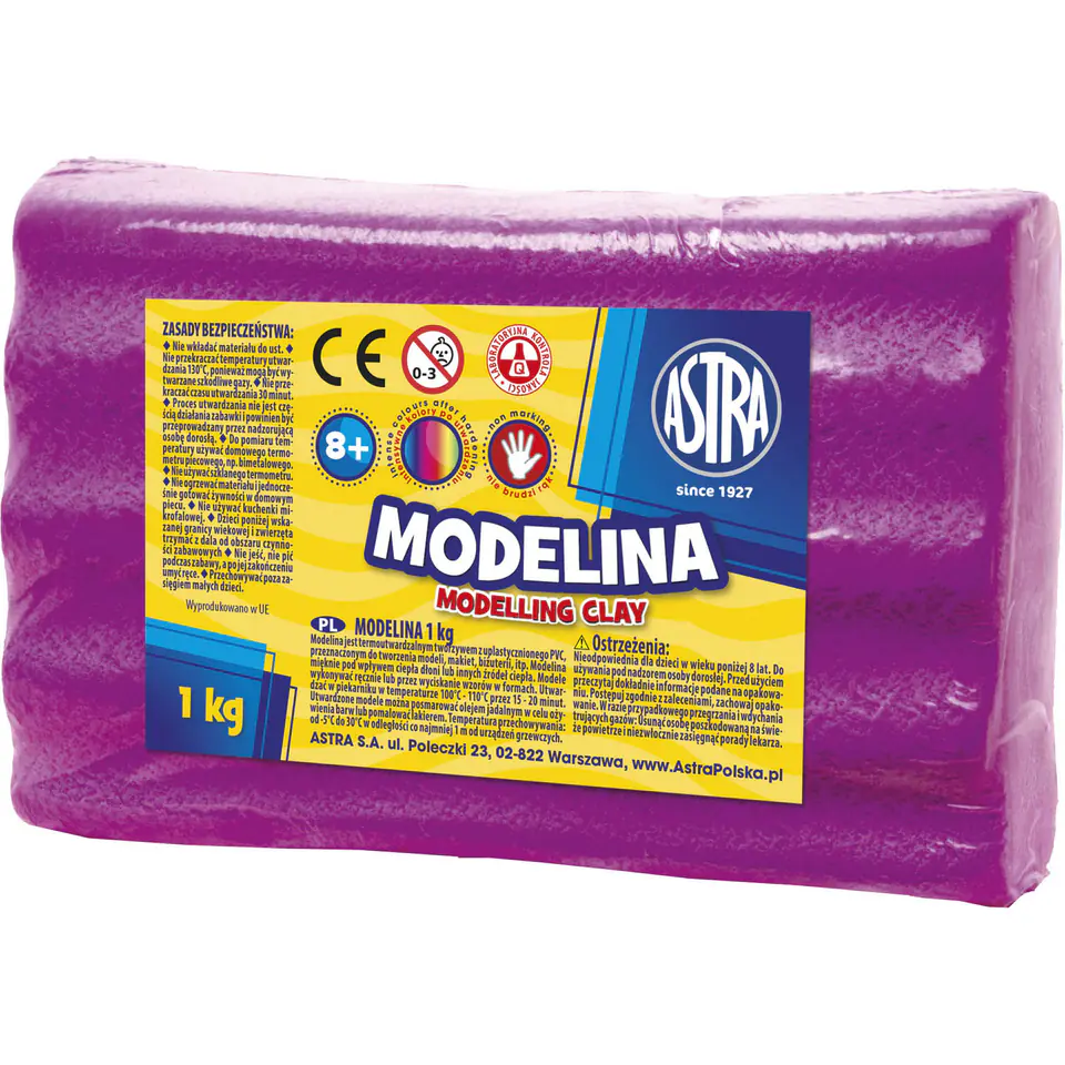 ⁨Modelina Astra 1 kg różowa 304111004 ASTRA⁩ w sklepie Wasserman.eu