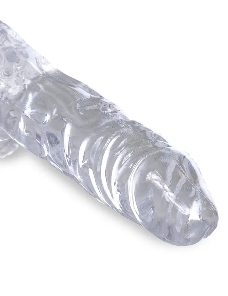 ⁨Dildo z przyssawką 10,2 cm King Cock Clear⁩ w sklepie Wasserman.eu