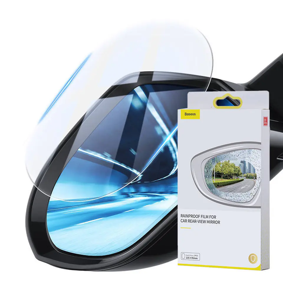 ⁨Baseus Rain film for side mirror, 135x95mm (2 pcs)⁩ at Wasserman.eu