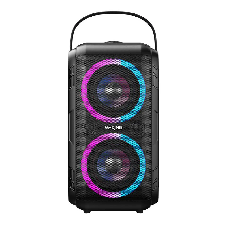 Głośnik bezprzewodowy Bluetooth W-KING T9-2 80W (czarny) w sklepie Wasserman.eu