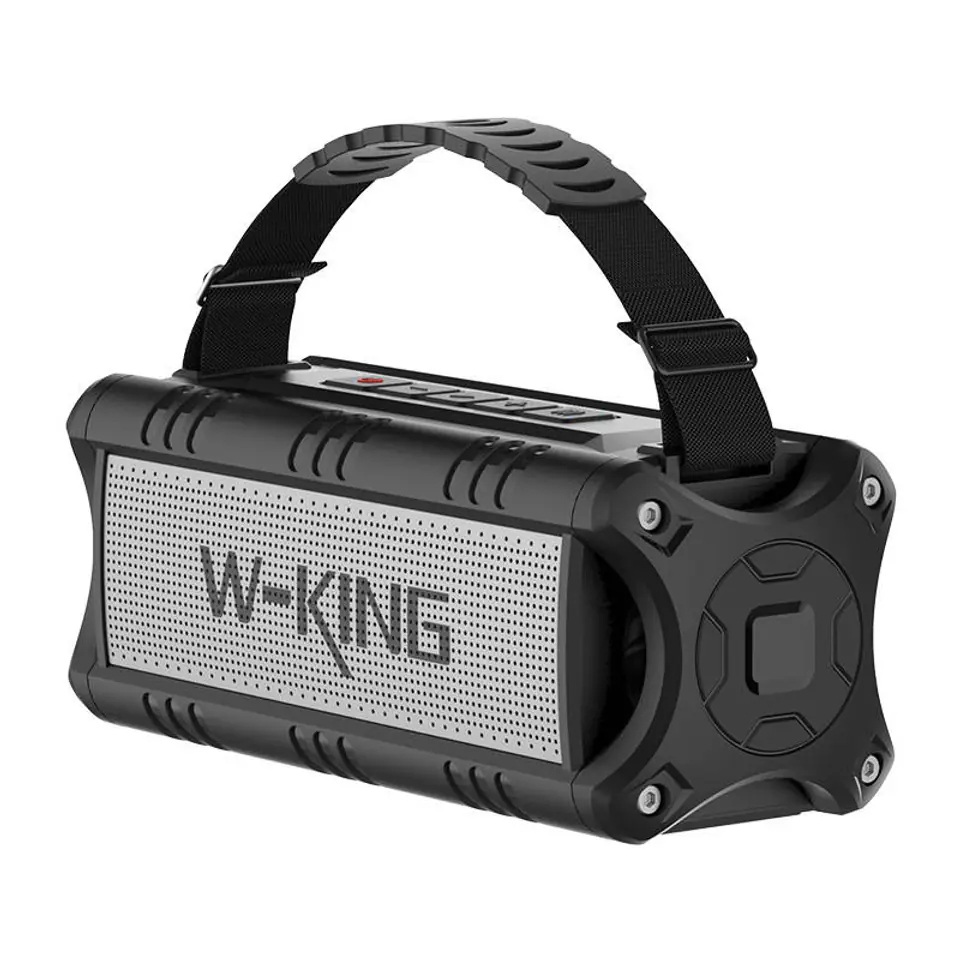 ⁨Głośnik bezprzewodowy Bluetooth W-KING D8 MINI 30W (czarny)⁩ w sklepie Wasserman.eu