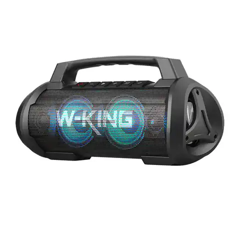 ⁨Głośnik bezprzewodowy Bluetooth W-KING D10 70W (czarny)⁩ w sklepie Wasserman.eu