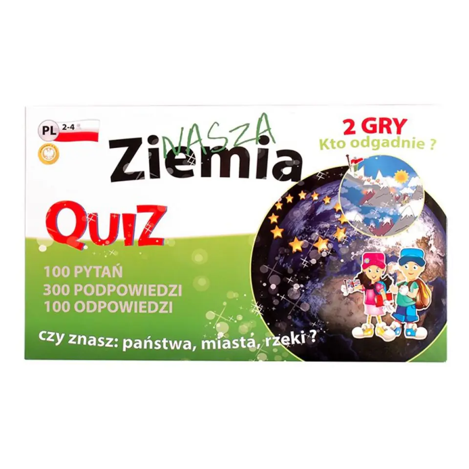 ⁨Gra quiz 2w1 nasza ziemia⁩ w sklepie Wasserman.eu