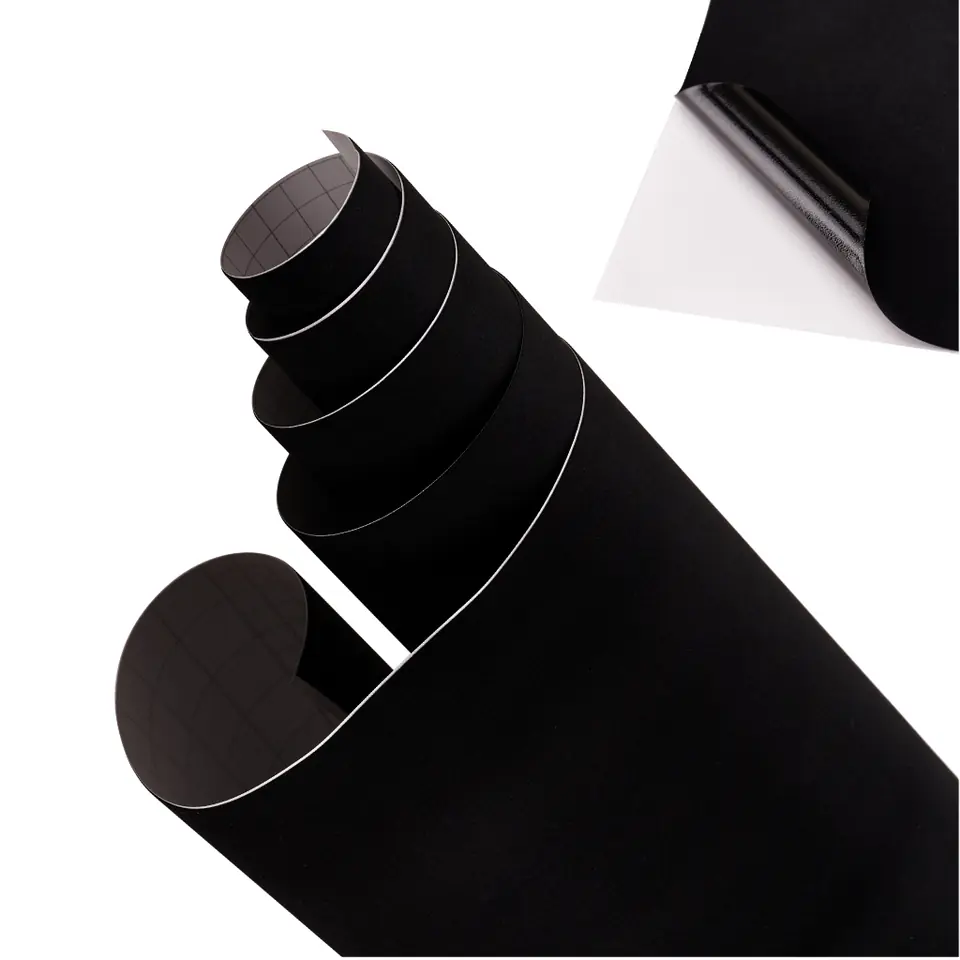 ⁨Foil velvet roll black 1,35x15m⁩ at Wasserman.eu