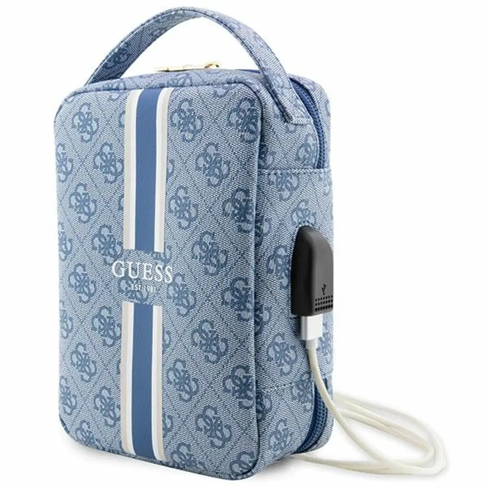 ⁨Guess Torba GUHBP4RPSB Organizer niebieski/blue 4G Printed Stripes⁩ w sklepie Wasserman.eu