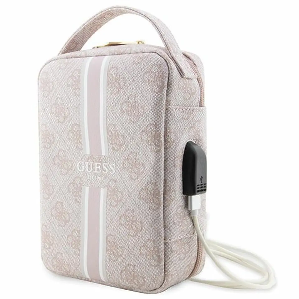 ⁨Guess Torba GUHBP4RPSP Organizer różowy/pink 4G Printed Stripes⁩ w sklepie Wasserman.eu