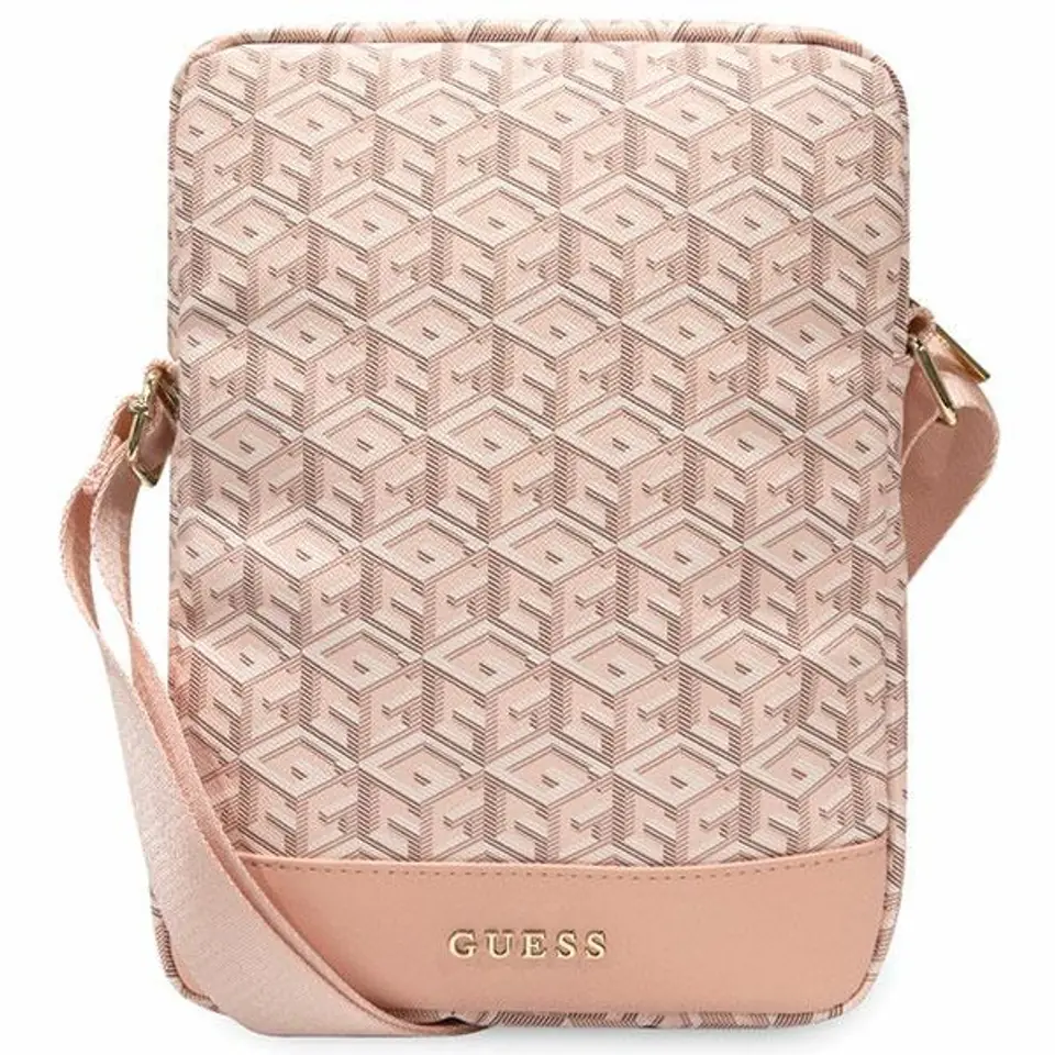 ⁨Guess Torba GUTB10HGCFSEP 10" różowy/pink GCube Stripe Tablet Bag⁩ w sklepie Wasserman.eu