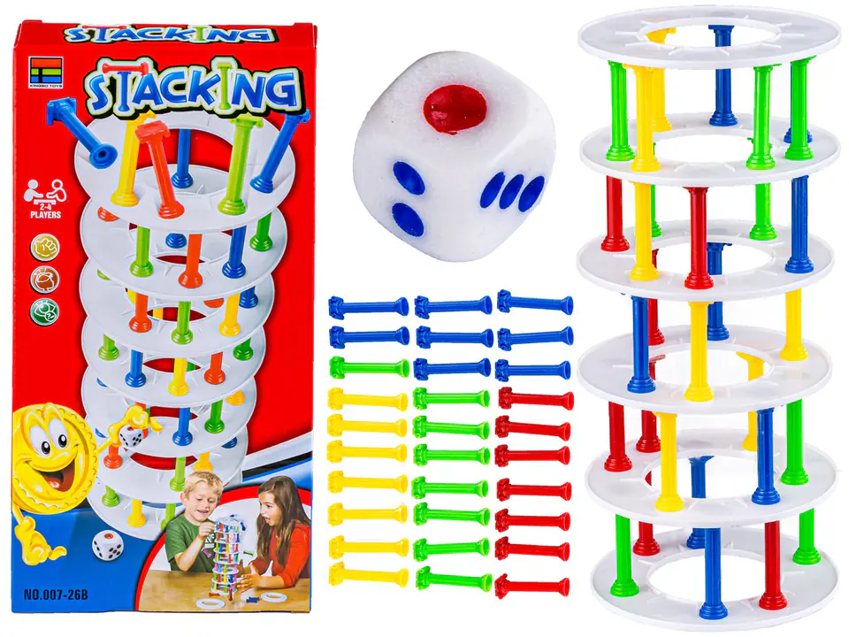 ⁨Arcade Game Stacking - Colorful Tower, Build Tower⁩ at Wasserman.eu