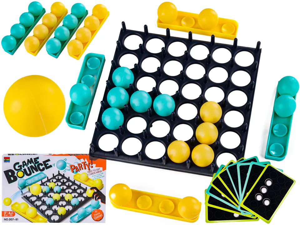 ⁨Family Arcade Game BOUNCE GAME, Puzzle, Cards, Balls⁩ at Wasserman.eu