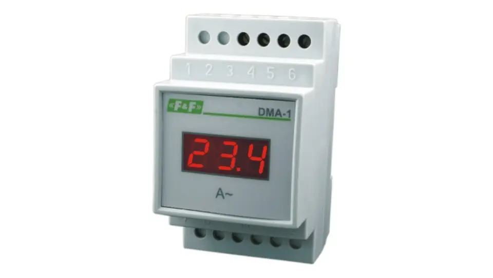 ⁨Cyfrowy Wskaźnik wartości natężenia prądu jednofazowy DMA-1 pomiar półprośredni 30/5A DMA-1-30-5A⁩ w sklepie Wasserman.eu