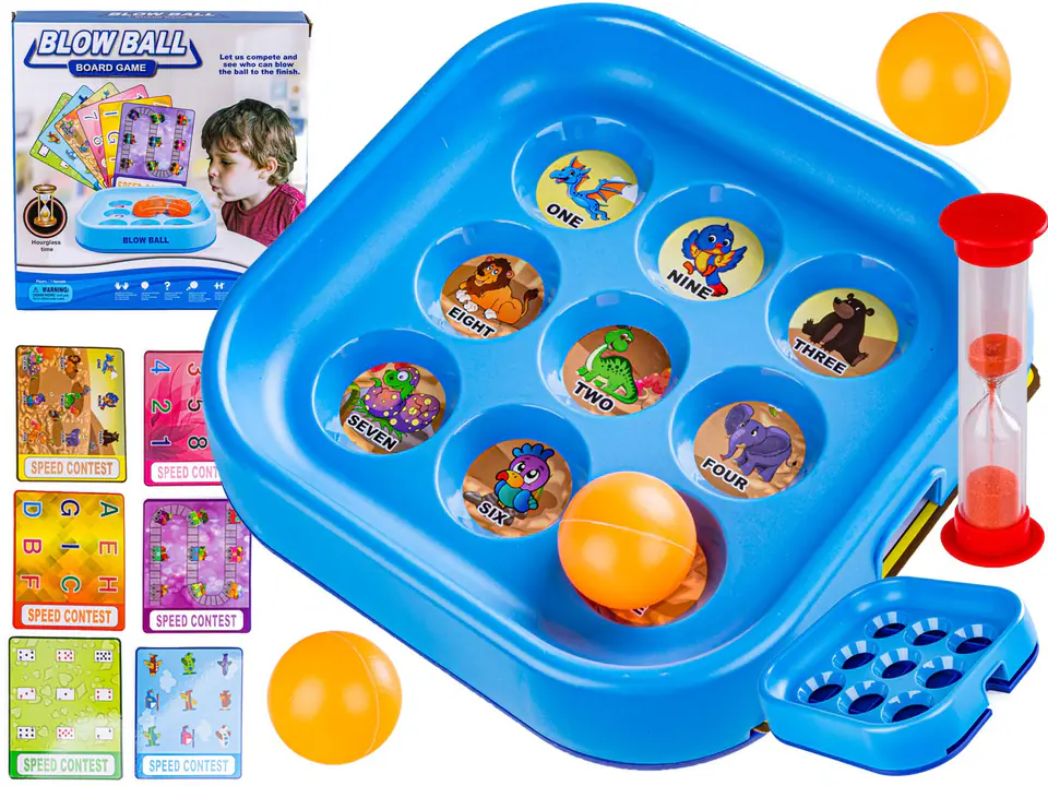 ⁨Zabawna Gra Blow Ball, Dmuchanie Piłeczki Puzzle⁩ w sklepie Wasserman.eu