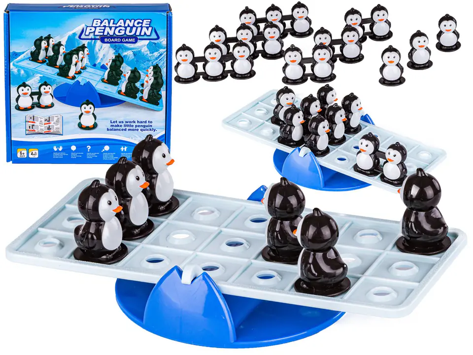 ⁨Educational Math Puzzle Game Balancing Penguins, Balancing, Swing⁩ at Wasserman.eu