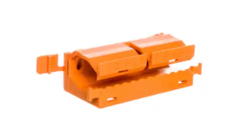 ⁨Adapter montażowy pomarańczowy DIN 35mm 222-500 /10szt./⁩ w sklepie Wasserman.eu