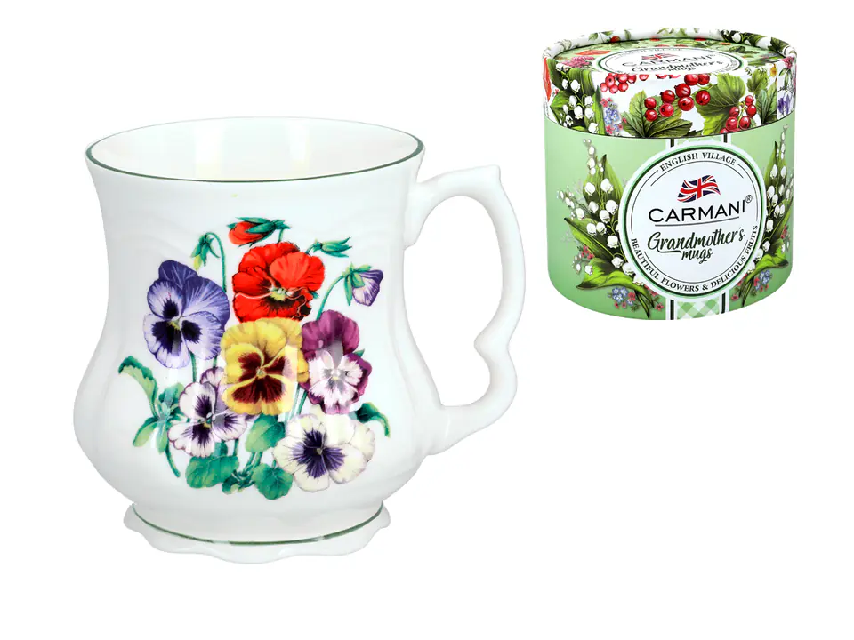 ⁨Kubek Babuni - Bratki (CARMANI)⁩ w sklepie Wasserman.eu