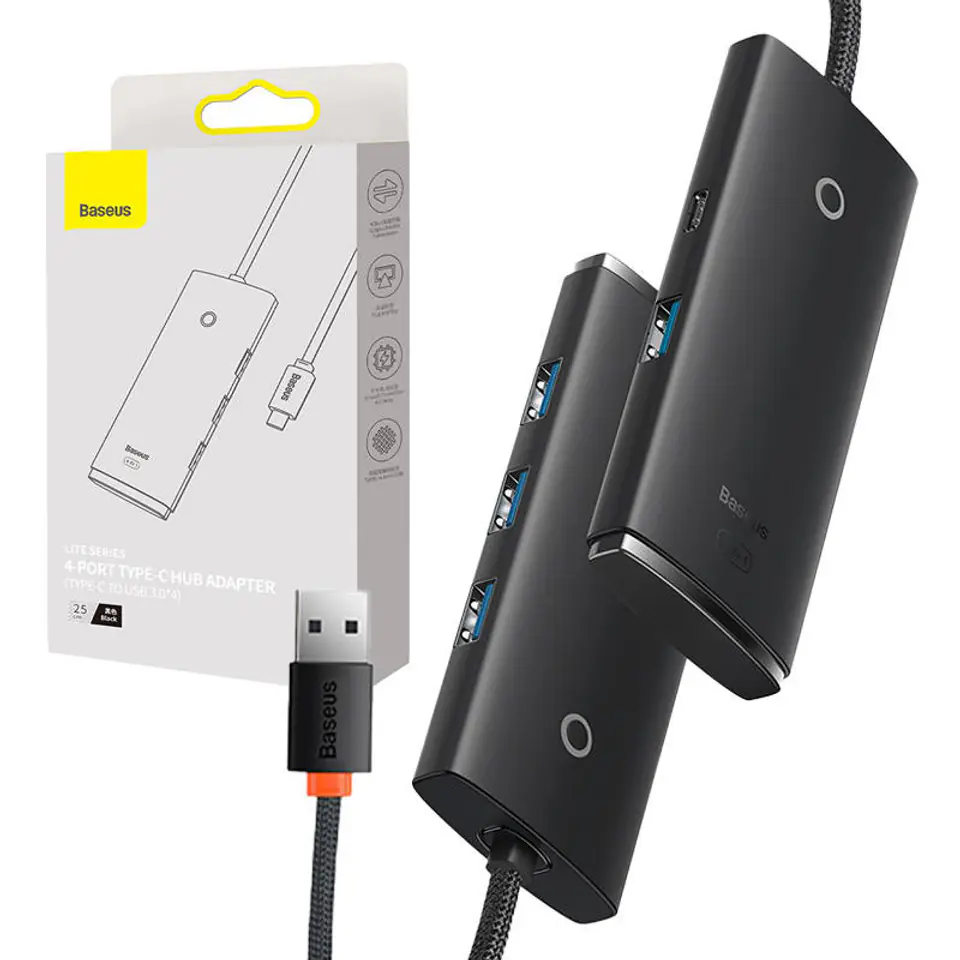 HUB USB 4-portowy USB-C 25CM (25CM) w sklepie Wasserman.eu
