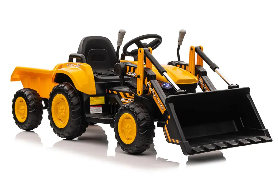 Traktor Na Akumulator Z łyżką BW-X002A Żółty w sklepie Wasserman.eu