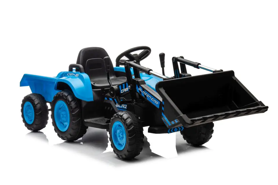 Traktor Na Akumulator Z Łyżką BW-X002A Niebieski w sklepie Wasserman.eu