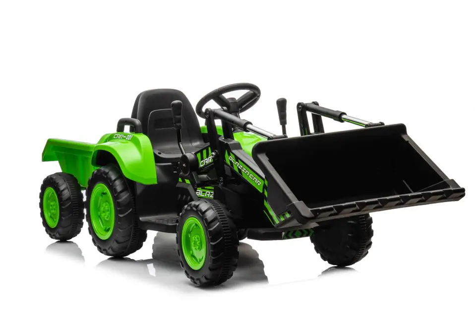 Traktor Na Akumulator Z łyżką BW-X002A Zielony w sklepie Wasserman.eu