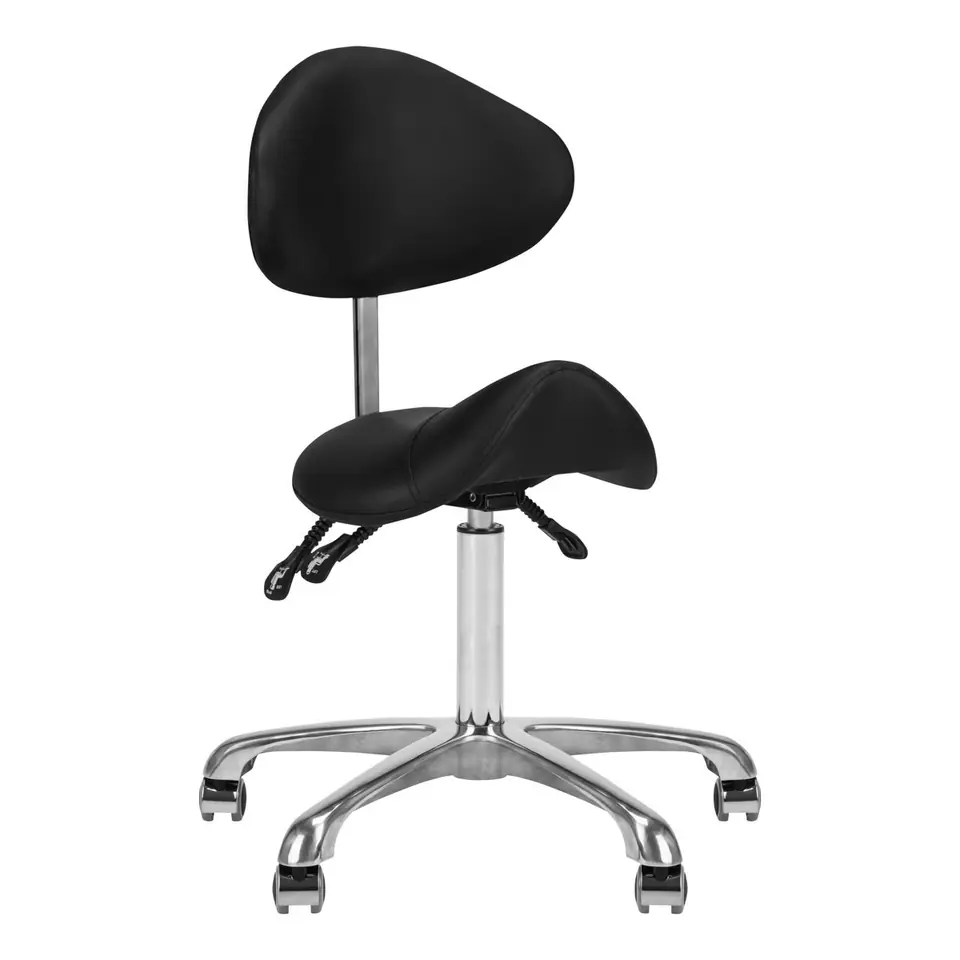 ⁨Cosmetic stool 1004 Giovanni black⁩ at Wasserman.eu