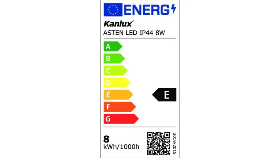 ⁨Oprawa ścienna LED 8W ASTEN LED IP44 8W-NW 450lm 4000K kinkiet 26680⁩ w sklepie Wasserman.eu