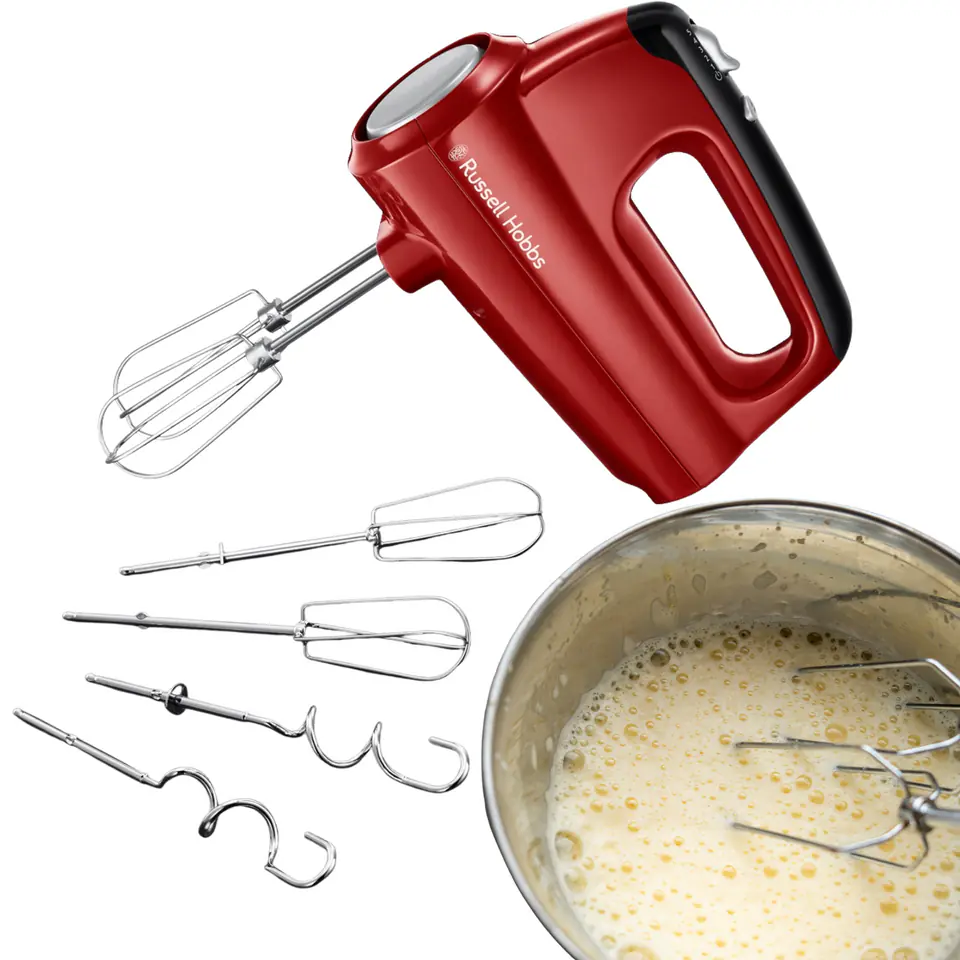 ⁨Russell Hobbs 24670-56 mixer Hand mixer 350 W Red⁩ at Wasserman.eu