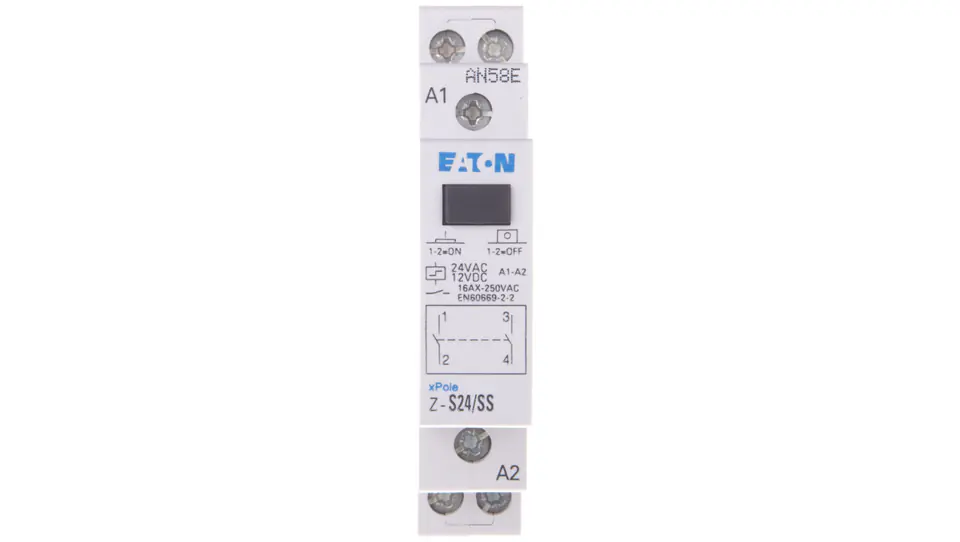 ⁨Pulse Relay 16A 24V AC 2Z Z-S24/SS 265537⁩ at Wasserman.eu