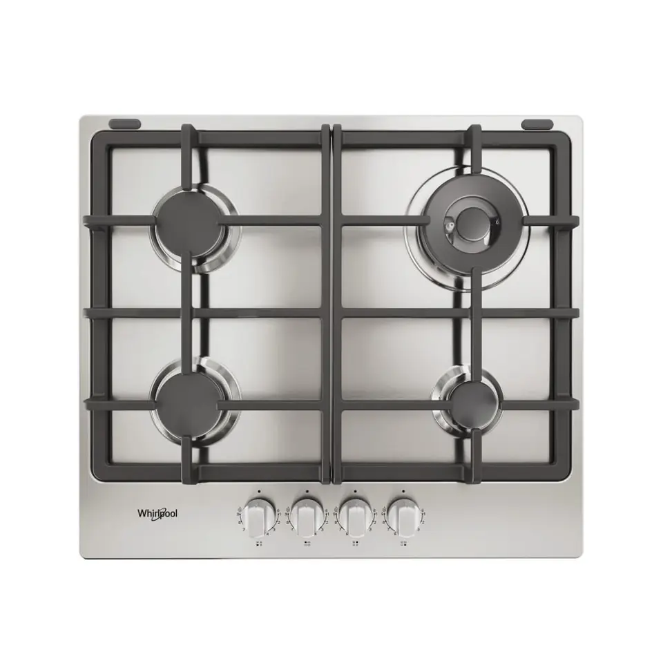 ⁨Whirlpool TGML 661 IX R Stainless steel Built-in 58 cm Gas 4 zone(s)⁩ at Wasserman.eu