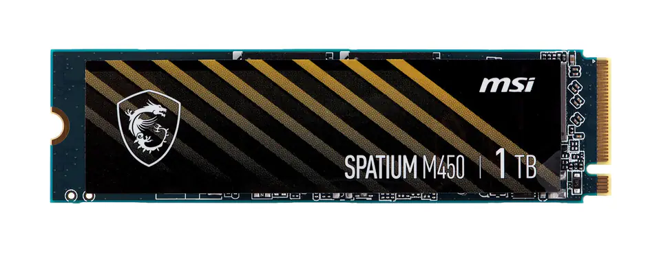 ⁨MSI SPATIUM M450 PCIe 4.0 NVMe M.2 1000GB PCI Express 4.0 3D NAND⁩ at Wasserman.eu