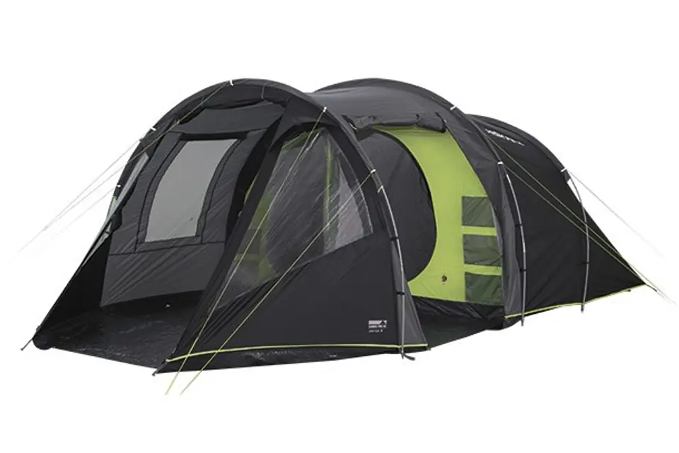 ⁨High Peak Paros 5 Green, Grey Tunnel tent 11566⁩ at Wasserman.eu