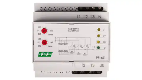 ⁨Automatyczny przełącznik faz do współpracy ze stycznikami PF-451⁩ w sklepie Wasserman.eu