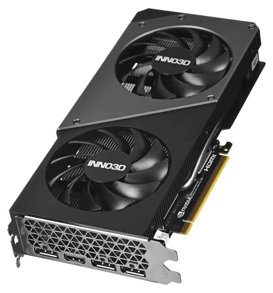 ⁨Karta graficzna INNO3D GeForce RTX 4060 TWIN X2 8GB GDDR6 DLSS 3⁩ w sklepie Wasserman.eu