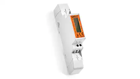 ⁨Licznik energii elektrycznej 1-fazowy, cyfrowy, 45A, 230V z podświetlanym wyświetlaczem LS-1F MID 85401010⁩ w sklepie Wasserman.eu