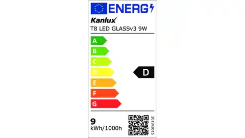 ⁨Świetlówka T8 LED Źródło światła LED G13 600mm T8 LED GLASSv3 9W-CW 1260lm 6500K barwa zimna 26063⁩ w sklepie Wasserman.eu
