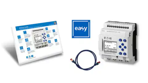⁨Pakiet startowy EASY-E4-DC-12TC1 + kabel krosowy + licencja easyS EASY-BOX-E4-DC1 197228⁩ w sklepie Wasserman.eu