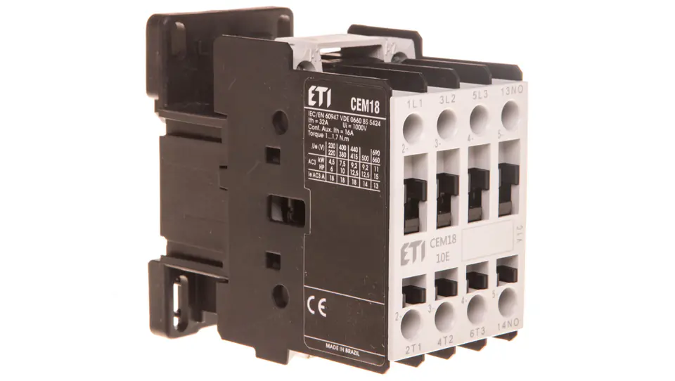 ⁨Power contactor 18A 3P 230V AC 1Z 0R CEM18.10-230V-50/60Hz 004644123⁩ at Wasserman.eu