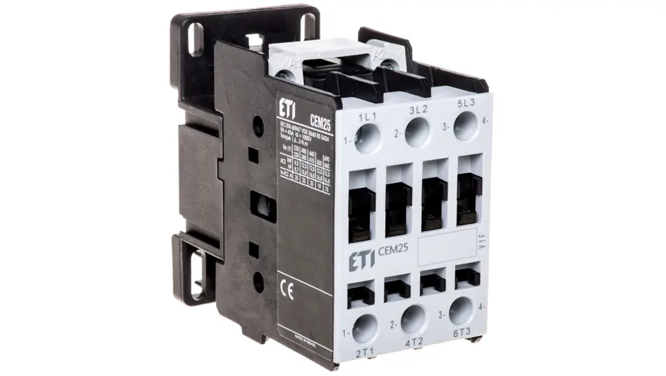 ⁨Power contactor 25A 3P 230V AC 1Z 0R CEM25.10-230V-50/60Hz 004645123⁩ at Wasserman.eu