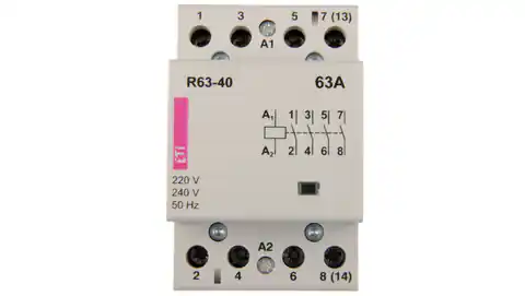 ⁨Modular contactor 63A 230V AC 4Z 0R 63-40 002463450⁩ at Wasserman.eu