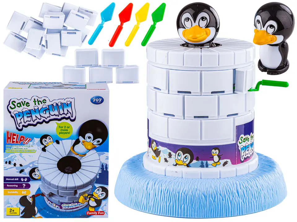 ⁨Gra Zręcznościowa Wieża URATUJ PINGWINA Save the Penguin⁩ w sklepie Wasserman.eu