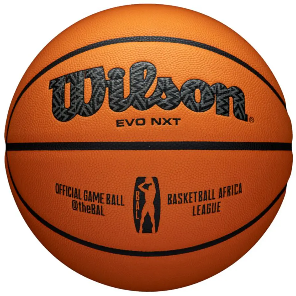 ⁨Piłka do koszykówki Wilson EVO NXT Africa League Official Game Ball (kolor Pomarańczowy, rozmiar 7)⁩ w sklepie Wasserman.eu